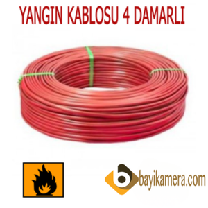 Yang�n Alarm Kablosu 4 Damar ( 100 metre )