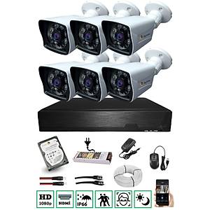 Bycam Ahd 6 Kameral� 1080p G�venlik Seti