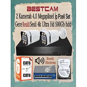 BYCAM Nvr Poe Kit  ( �P ) 2  Kameral� Haz�r Tak �al��t�r Set