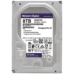 8 TB 3.5 5400RPM 64MB PURPLE WD10PURX 7/24 G�VENL�K D�SK� HDD