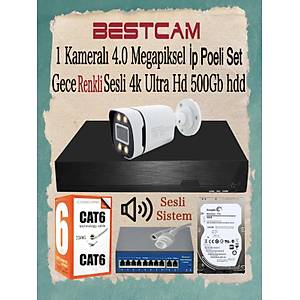 BYCAM Nvr Poe Kit  ( �P ) 1  Kameral� Haz�r Tak �al��t�r Set