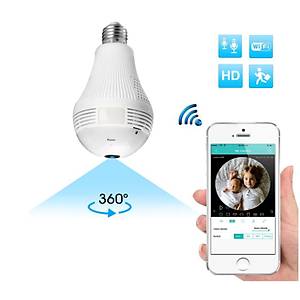 BYCAM 3607  360 Derece Panoromik Wifi Amp�l Kamera 1080p Full Hd