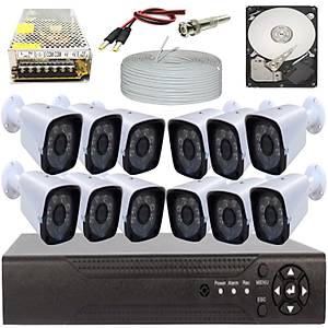 BYCAM Eco 5.0 Megapixel Lensli ( 12 ) Kameral� Full Paket G�venlik Sistemi