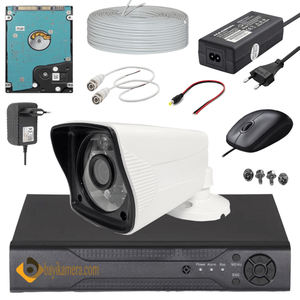 BYCAM Eco 5.0 Megapixel Lensli ( 1 ) Kameral� Full Paket G�venlik Sistemi