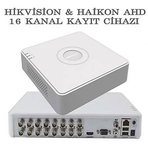 Hikvision DS-7116HGHI-K1 16 Kanal 1080p Lite H.265+ HD-TVI DVR Kay�t Cihaz�