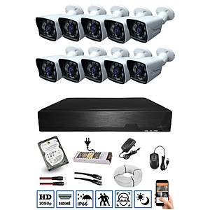 Bycam Ahd 10 Kameral� 1080p G�venlik Seti