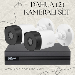 DAHUA  2 Kameral� Full Paket G�venlik Seti Sistemi