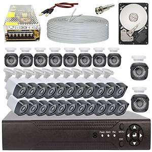 BYCAM Eco 5.0 Megapixel Lensli ( 32 ) Kameral� Full Paket G�venlik Sistemi