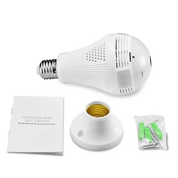 Elit 3607  360 Derece Panoromik Wifi Ampl Kamera 1080p Full Hd