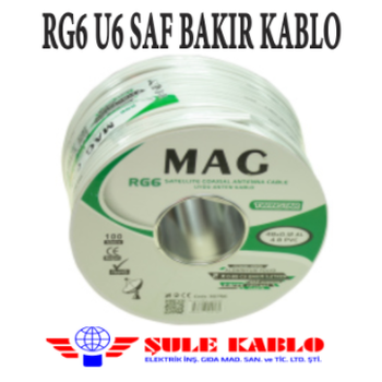 RG6 U6 SAF BAKIR ULE KABLO 64 TEL ( 500 METRE )