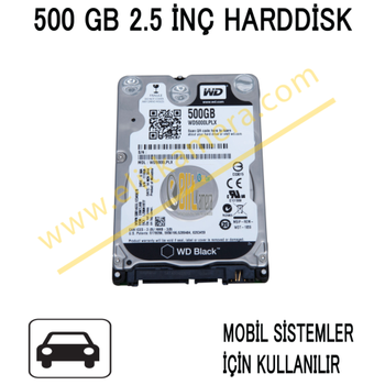 500 GB Harddisk 2.5 İnç Sata