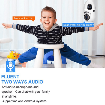 BYCAM 3606  �ift Kameral� 360 Derece Wifi Amp�l Kameras� 1080p Full Hd