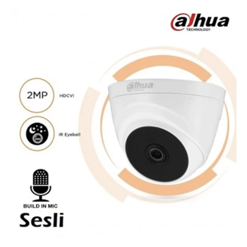 Dahua Hac-t1a21-p-a Sesli Mikrofonlu 2mp 3.6mm Dome Kamera