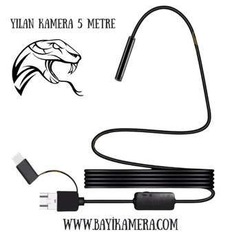 Y�lan Kamera 5 Metre Android Type-C Ve Laptop Uyumlu