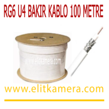 RG6 U6 Bakýr Kablo ( 100 MTR. )