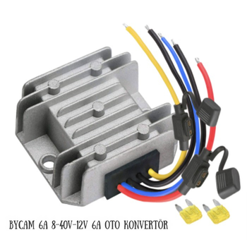 BYCAM MK-VD06A 8~40V - 12V 10A Oto Konvert�r
