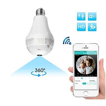 Elit 3607  360 Derece Panoromik Wifi Ampl Kamera 1080p Full Hd