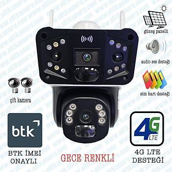 Elit 3506 Gne Panelli 4K Warmled Speddome 360 Derece Sim Kartl  ip Kamera