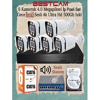 Elit Nvr Poe Kit  ( P ) 6  Kameral Hazr Tak altr Set