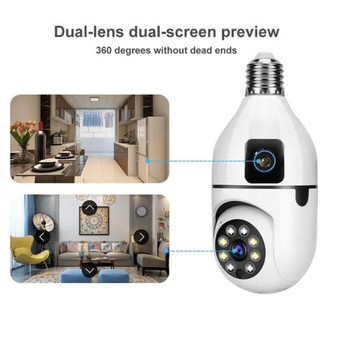 BYCAM 3606  �ift Kameral� 360 Derece Wifi Amp�l Kameras� 1080p Full Hd