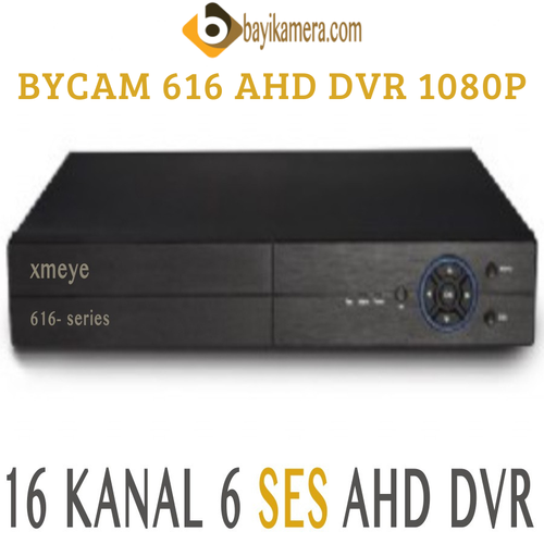 BYCAM - 616  16 Kanal 6 Sesli Ahd Kay�t Cihaz� Xmeye 4K Pro seri