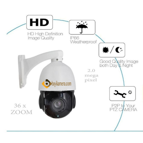 BYCAM Ahd 7040 Mini Speedome 5x zoom Kamera 2.0 M.pixel