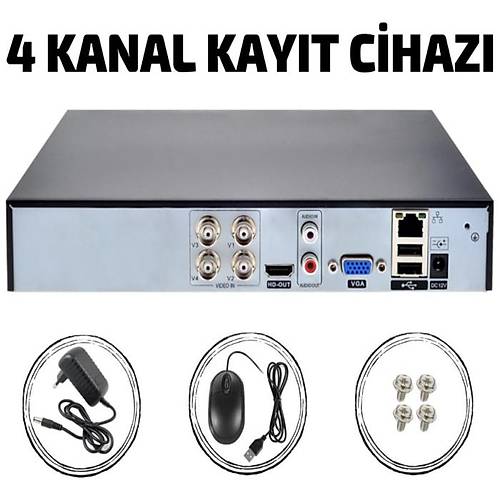 BYCAM Hd-7004 Ahd Kay�t Cihaz� 4 Kanal ( 1080N Kay�t )