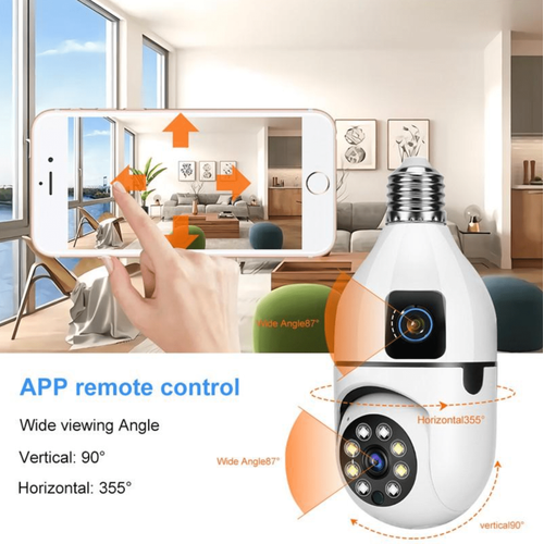 BYCAM 3606  �ift Kameral� 360 Derece Wifi Amp�l Kameras� 1080p Full Hd