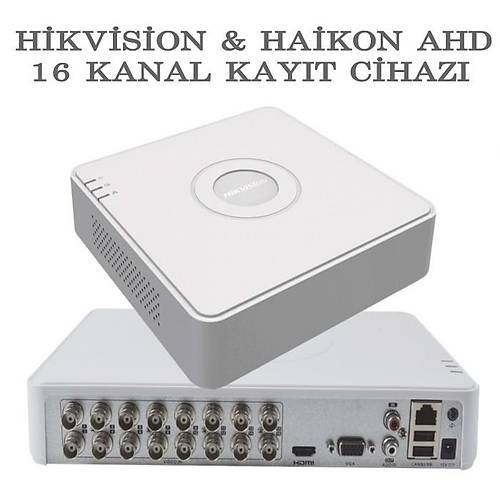 Hikvision DS-7116HGHI-K1 16 Kanal 1080p Lite H.265+ HD-TVI DVR Kay�t Cihaz�