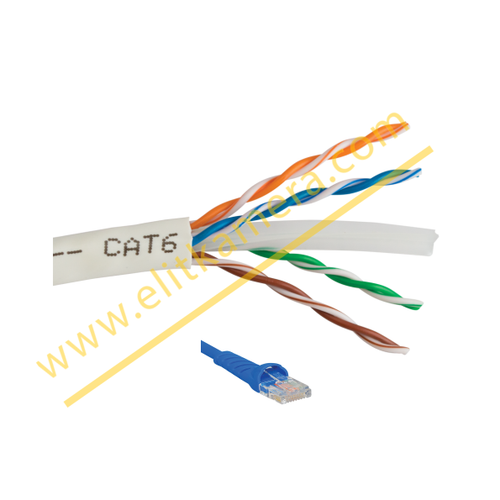 Cat-6 Network Kablosu 305 Metre Saf Bak�r ( Hikvision )