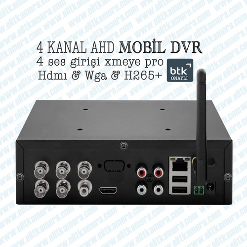 BYCAM 1207 4 Kanal Ahd Mobil Xmeye Dvr ( S�M KARTLI )