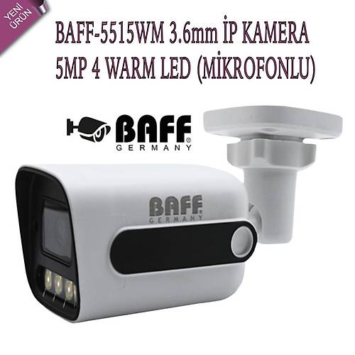 Baff 5515WM 5.0 M.pixel �p Kamera Sesli Geceg�r��� Renkli �n� I��kl� Poe Mevcut