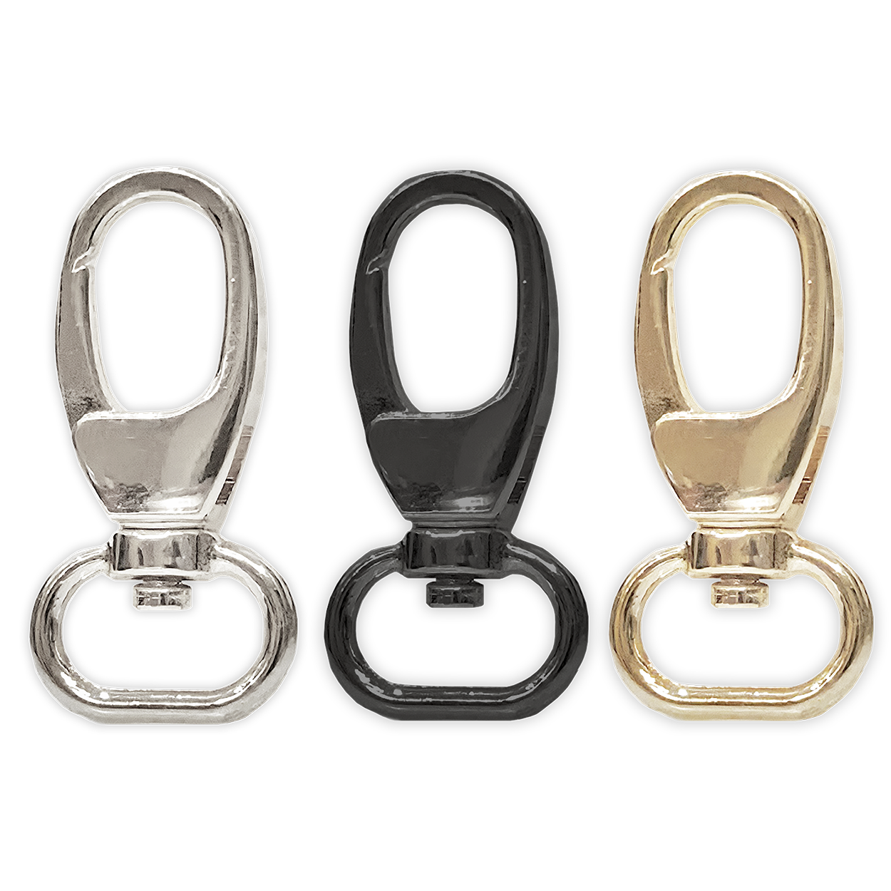 Çanta Kancası, 1.3 cm, Nikel, Black Nikel, Light Gold
