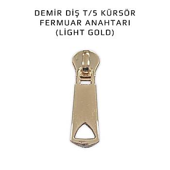 T/5 FERMUAR BALII - KRSR (METAL & DEMR ve KEMK D UYUMLU) - LGHT GOLD (KUPA MODEL)