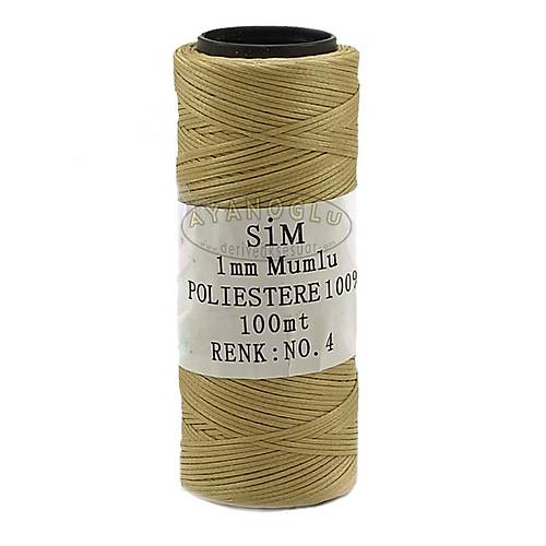 S�M MUMLU �PL�K - 1 mm (100 m.) BEJ NO:4
