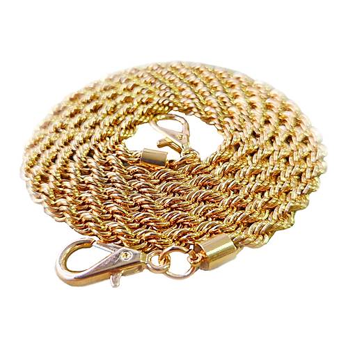 Burgu Model, Kancal� �anta Zinciri, 120 cm, Nikel, Light Gold, Black Nikel