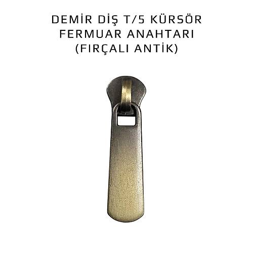 T/5 FERMUAR BA�LI�I - K�RS�R (METAL & DEM�R ve KEM�K D�� UYUMLU) - FIR�ALI ANT�K (LONDRA MODEL)
