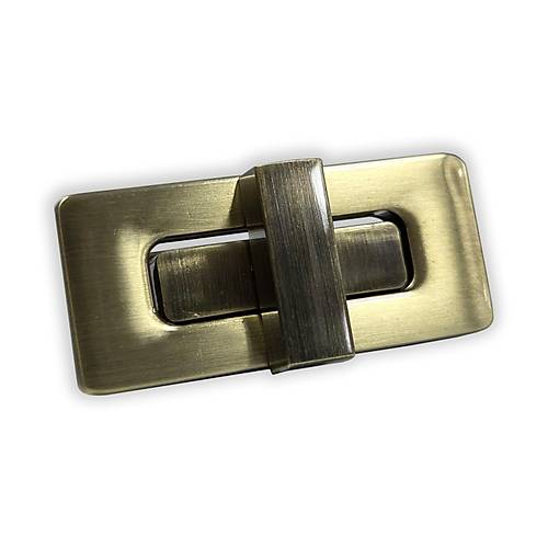 �anta Kilidi, Kapatma Klipsi, Dikd�rtgen Stil, Aksesuar, F�r�al� Antik, Brushed Antique