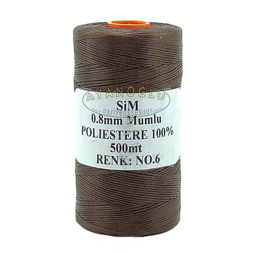 S�M MUMLU �PL�K - 0.8 mm (METREL�K) K.KAHVE NO:6