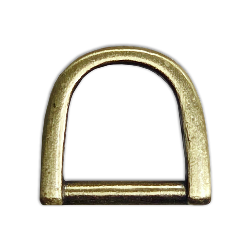 D Halka, 1 cm, F�r�al� Antik, (Brushed Antique)