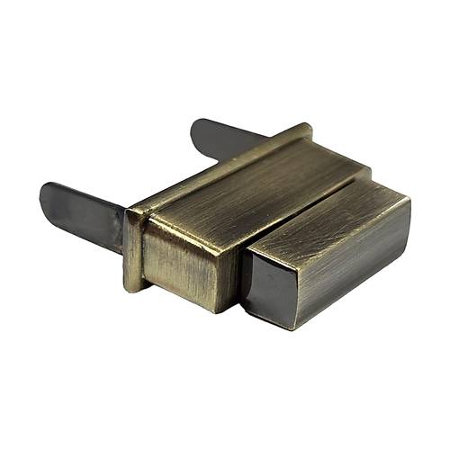 �anta Kilidi, Kapatma Klipsi, Dikd�rtgen Stil, Aksesuar, F�r�al� Antik, Brushed Antique