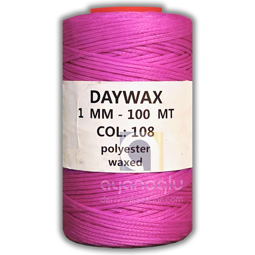 DAYWAX Mumlu �plik, Fu�ya (108), 1 mm, 100 metre