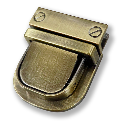 �anta Kilidi, Kapatma Klipsi, Ge�meli, Modern Stil, F�r�al� Antik, Brushed Antique