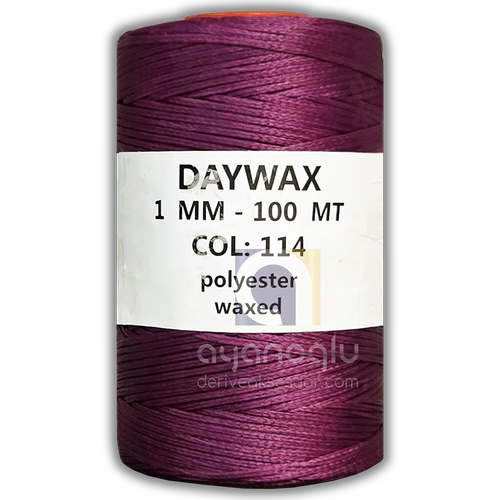 DAYWAX Mumlu �plik, M�rd�m (114), 1 mm, 100 metre
