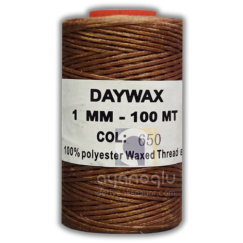 DAYWAX Mumlu �plik, Taba (650), 1 mm, 100 metre