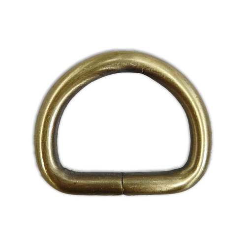 D Halka, 2.5 cm, F�r�al� Antik, (Brushed Antique)