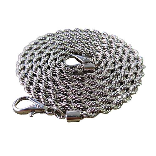 Burgu Model, Kancal� �anta Zinciri, 120 cm, Nikel, Light Gold, Black Nikel