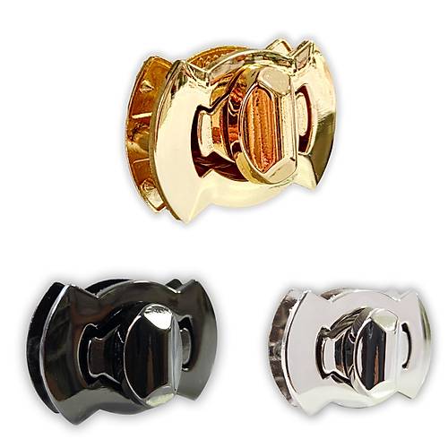�anta Kilidi, Kapatma Klipsi, Aksesuar, Nikel, Light Gold, Black Nikel