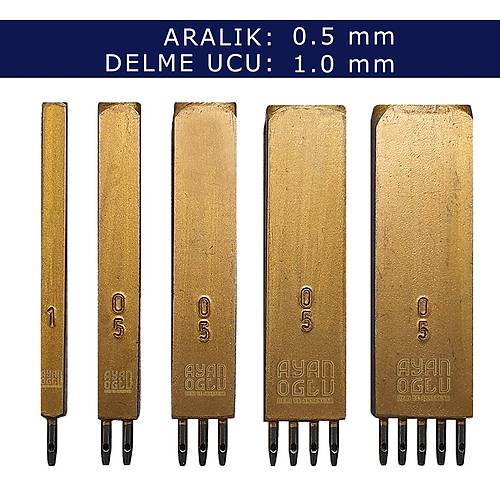 SIRALI DEL�C� ZIMBA - 0.5 MM ARALIK (DELME UCU: 1.0 MM)