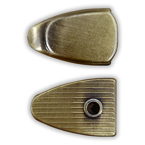 Fermuar Sonu, Stoper, Londra Model, F�r�al� Antik, (Brushed Antique)